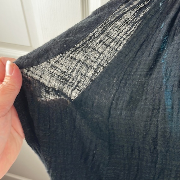 SEAFOLLY Textured Button Front Swing dress size large - Picture 3 of 7